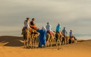 Marrakech desert tour with camel ride at sunset